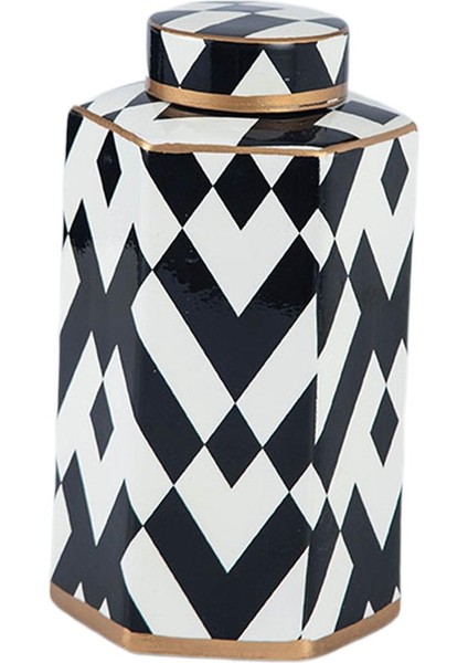 Zencefil Kavanoz Dekoratif Koleksiyonu Modern 12.5X12.5X25CM (Yurt Dışından) indirimleri