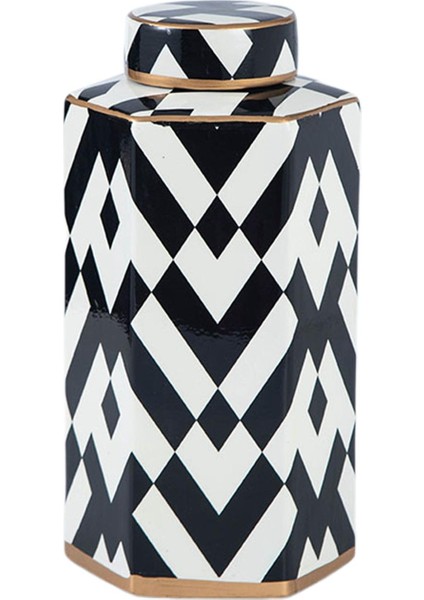 Zencefil Kavanoz Dekoratif Koleksiyonu Modern 13X13X29CM (Yurt Dışından) fırsatları
