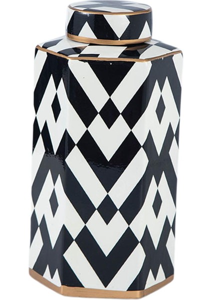 Zencefil Kavanoz Dekoratif Koleksiyonu Modern 13X13X29CM (Yurt Dışından) indirimleri