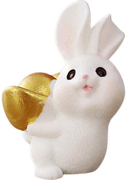 Mini Tavşan Süs Heykeli Dekorasyon El I Aksesuarları Sahne (Yurt Dışından) modelleri
