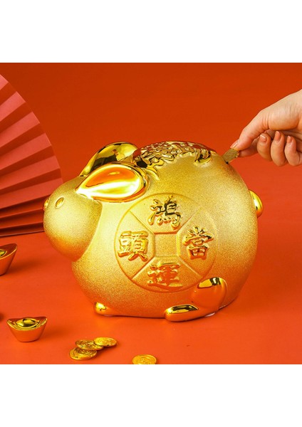 Şanslı Tavşan , Para I Karikatür Heykel 20CMX15CMX13CM (Yurt Dışından) modelleri