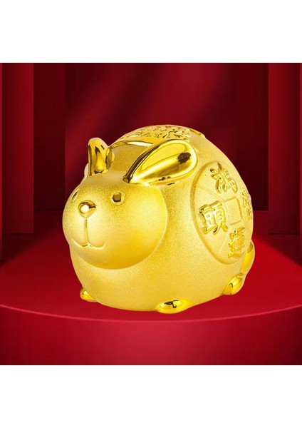 Şanslı Tavşan , Para I Karikatür Heykel 20CMX15CMX13CM (Yurt Dışından) fırsatları