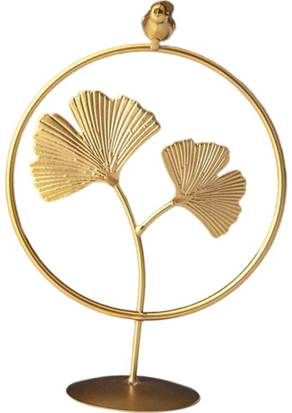 Metal Heykeli Heykelcik Üstü Çiçek Heykel Ginkgo Biloba Kuşu Için (Yurt Dışından) modelleri