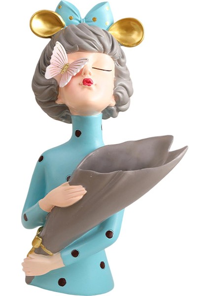 Heykel Ev Dekorasyonu, Heykel Figürleri Aksesuarları, Icı Üstü Süsü, Mavi (Yurt Dışından) fırsatları