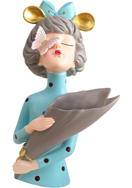 Heykel Ev Dekorasyonu, Heykel Figürleri Aksesuarları, Icı Üstü Süsü, Mavi (Yurt Dışından) indirimleri