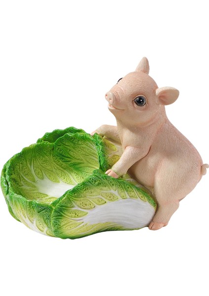 Domuz Heykeli Kabı Heykel Reçine Heykelcik Aperatifler (Yurt Dışından)