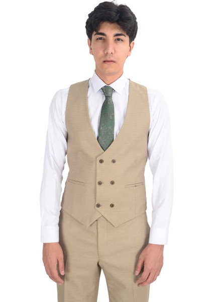 Cengiz Inler Slim Fit Yelekli Erkek Takım Elbise fiyatları