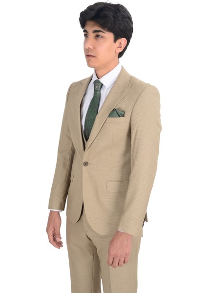 Cengiz Inler Slim Fit Yelekli Erkek Takım Elbise indirimleri