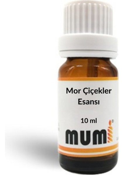 Mor Çiçekler Mum Esansı 10 ml