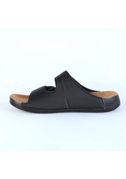 Naturella Siyah Cırtlı Kadın Düz Terlik fiyatları