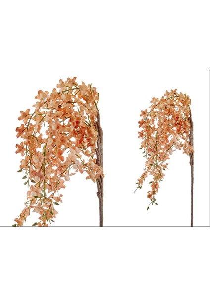 Sarkık Dal Açık Kahve 104CM Decorative Dekoratif Gerçekçi Yapay Çiçek Tamamlayıcı Obje 1 Adet