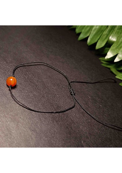 Akik Tekli Makrome Örgü Doğal Taş Bileklik fiyatları