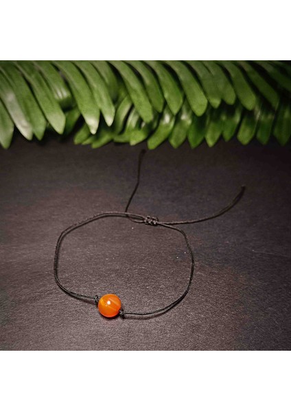 Akik Tekli Makrome Örgü Doğal Taş Bileklik fırsatları