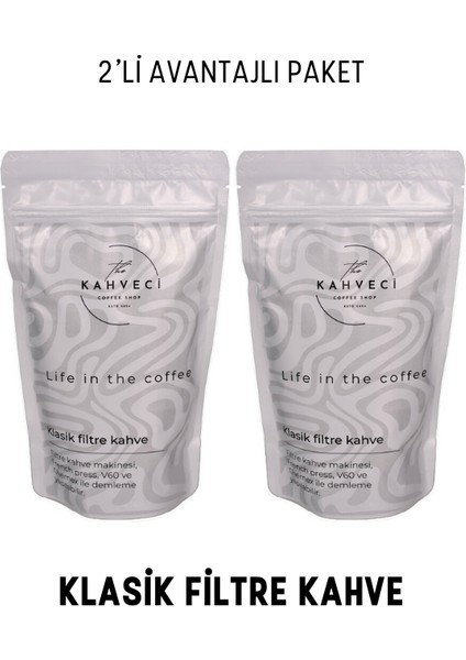 Klasik Filtre Kahve 200G (2Adet)