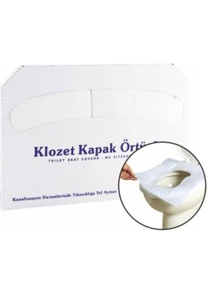Klozet Kapak Örtüsü + Palex Çelik Klozet Kapak Örtü Dispenseri İkili SET-3802-2