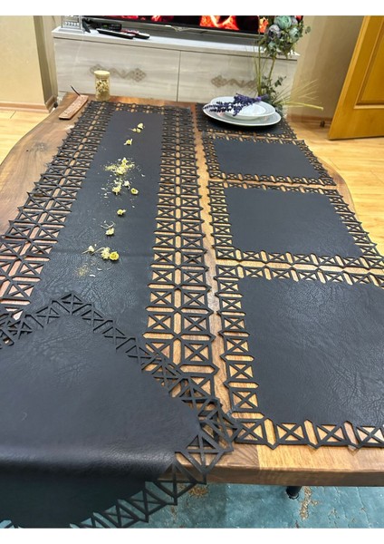 Siyah Lazer Kesim Servis Takımı