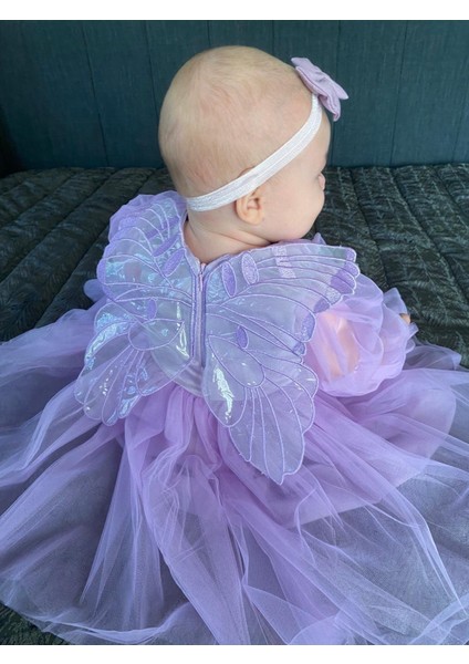 Yazlık Tütülü Astarlı Bebek Elbise Çocuk Elbise Kız Çocuk Doğum Günü Parti Astarlı Düğün Elbisesi