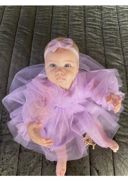 Yazlık Tütülü Astarlı Bebek Elbise Çocuk Elbise Kız Çocuk Doğum Günü Parti Astarlı Düğün Elbisesi fiyatları