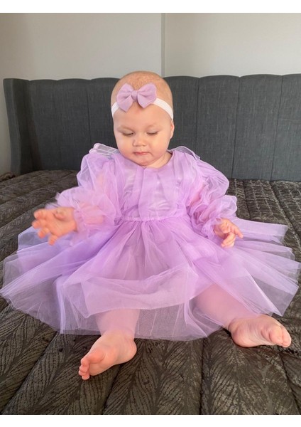 Yazlık Tütülü Astarlı Bebek Elbise Çocuk Elbise Kız Çocuk Doğum Günü Parti Astarlı Düğün Elbisesi modelleri