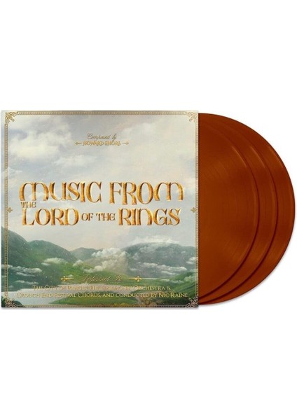 Lord of the Rings Trilogy - The City of Prague Philharmonic Orchestra (3LP) (Plak)