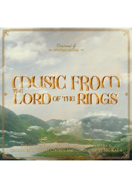 Lord of the Rings Trilogy - The City of Prague Philharmonic Orchestra (3LP) (Plak)