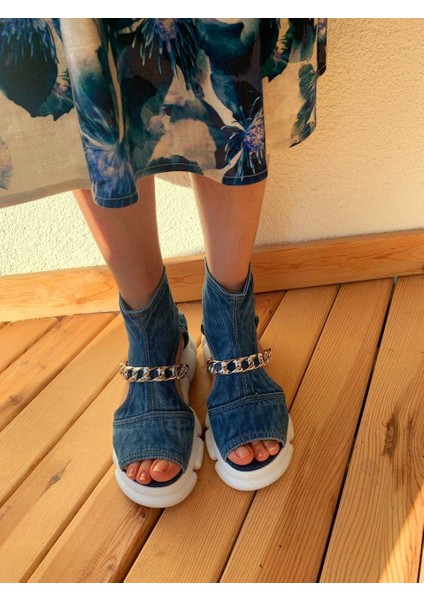 Kadın Kot Sandalet – Günlük Rahatlık ve Şıklık modelleri