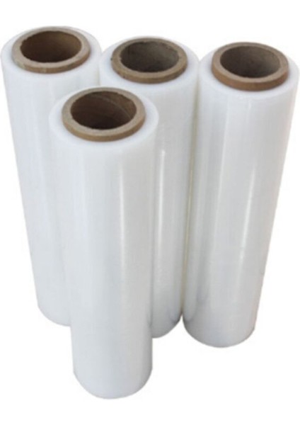 25CM Streç Dilimli Palet Streç Film 17 Micron 720 gr 150 Metre (4 Adet)