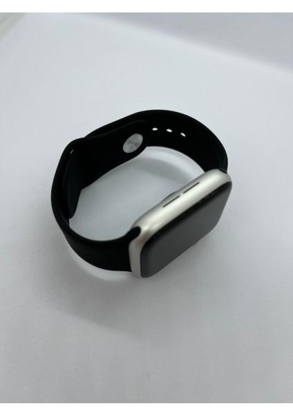 Apple Watch Uyumlu 38-40-41 mm Siyah Silikon Kordon