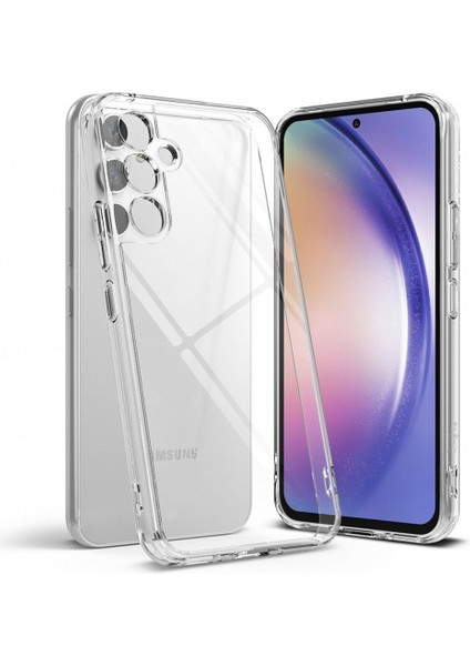 Galaxy A05S Kılıf Şeffaf 3D Kamera Korumalı Slim Fit Tasarım Esnek Renksiz Silikon Kapak