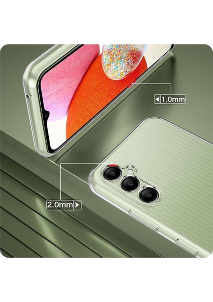 Galaxy A05S Kılıf Şeffaf 3D Kamera Korumalı Slim Fit Tasarım Esnek Renksiz Silikon Kapak