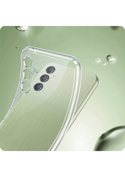Galaxy A05S Kılıf Şeffaf 3D Kamera Korumalı Slim Fit Tasarım Esnek Renksiz Silikon Kapak