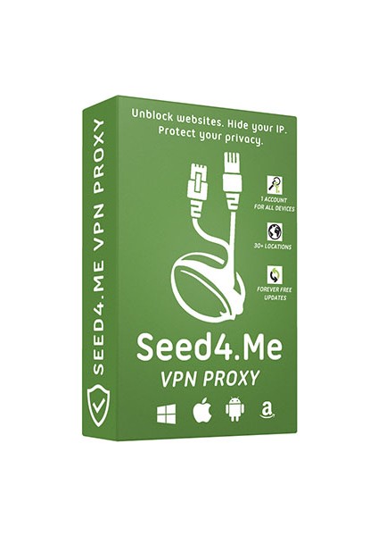 Seed4.me VPN - Limitsiz Cihaz Ömür Boyu Abonelik Kodu