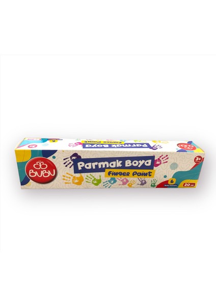 Parmak Boyası 6 Renk 20 ml - 6 Renk Parmakboyası