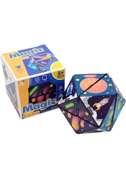 Dünyadan Hediyeler Sihirli Küp Yapboz Magic Cube 6 x 6cm No.8