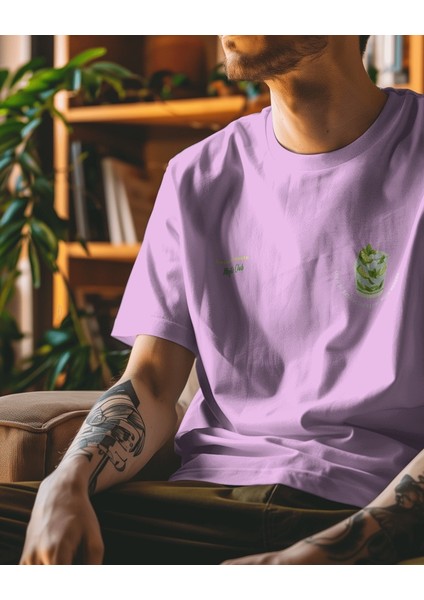 Mojito Tasarım Relaxed Fit Erkek Önü Baskılı Tişört