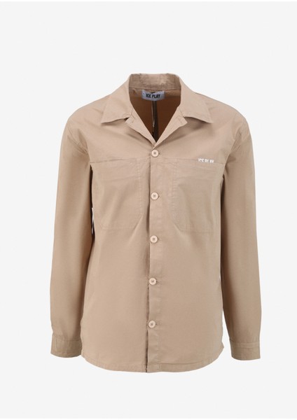 Normal Bej Erkek Ceket 24EU1M0G031P111_SHIRT