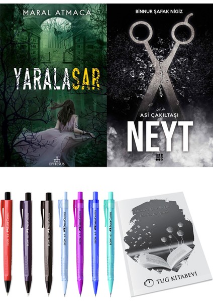 Asi Çakıltaşı 3 Neyt Binnur Şafak Nigiz ve Ephesus Yayınları Yaralasar 2 Maral Atmaca 2li Set