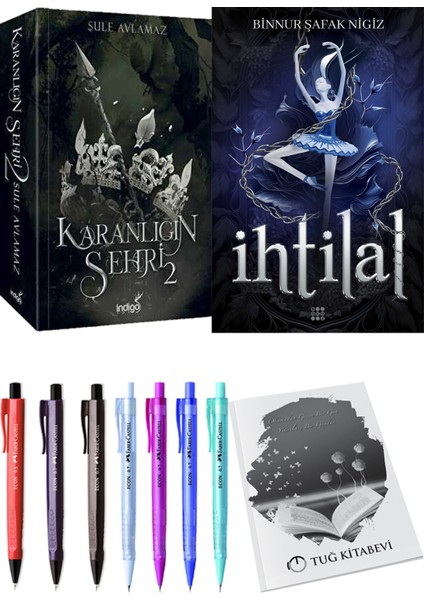 Ihtilal 1 Zelzele Binnur Şafak Nigiz ve Karanlığın Şehri 2 Şule Avlamaz 2li Set