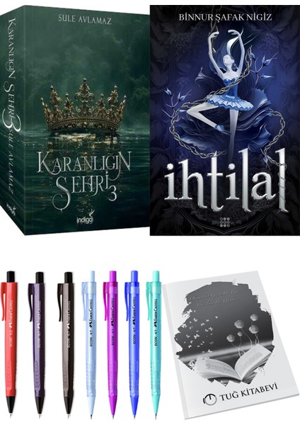 Ihtilal 1 Zelzele Binnur Şafak Nigiz ve Karanlığın Şehri 3 Şule Avlamaz 2li Set