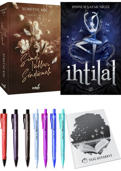 Ihtilal 1 Zelzele Binnur Şafak Nigiz ve Şimdi Işıkları Söndürmeli Sümeyye Koç 2li Set