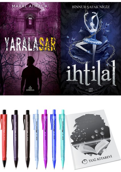 Ihtilal 1 Zelzele Binnur Şafak Nigiz ve Ephesus Yayınları Yaralasar 3 Maral Atmaca 2li Set
