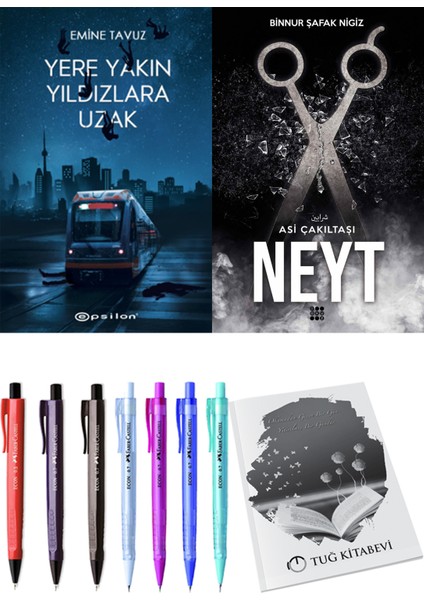 Asi Çakıltaşı 3 Neyt Binnur Şafak Nigiz ve Epsilon Yayınevi Yere Yakın Yıldızlara Uzak Emine Tavuz 2li Set