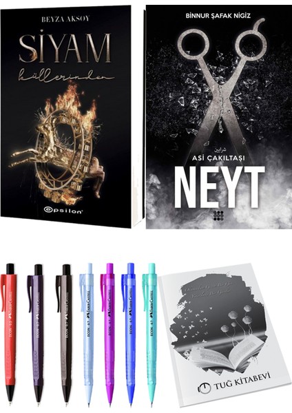 Asi Çakıltaşı 3 Neyt Binnur Şafak Nigiz ve Epsilon Yayınevi Siyam 3 Beyza Aksoy 2li Set