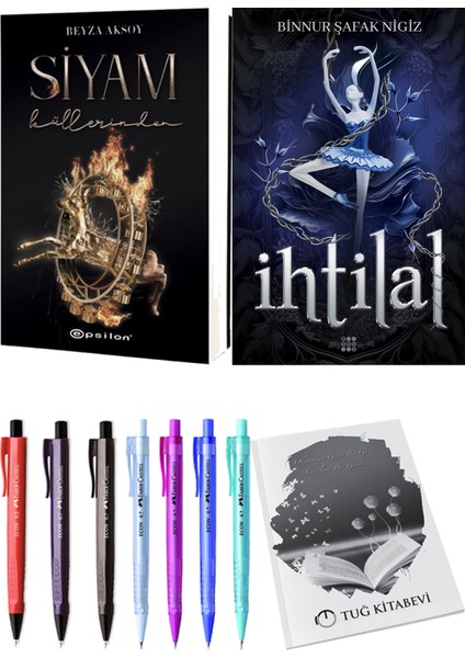 Ihtilal 1 Zelzele Binnur Şafak Nigiz ve Epsilon Yayınevi Siyam 3 Beyza Aksoy 2li Set