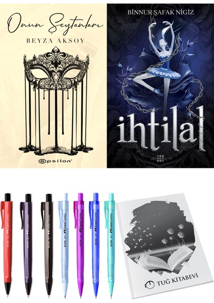 Ihtilal 1 Zelzele Binnur Şafak Nigiz ve Epsilon Yayınevi Onun Şeytanları Beyza Aksoy 2li Set