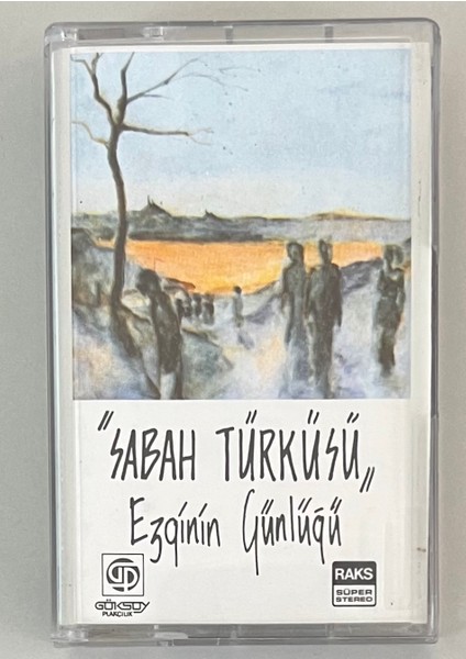 Ezginin Türküsü Sabah Türküsü Kaset (Orjnal Dönem Kağıt Baskı Kaset)