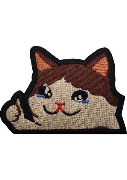 Kedi Nakış Yama Sen Büyük Rozet Teşvik, Giyim Sırt Çantası Için Dıy Çanta Etiket, Bir (Yurt Dışından)