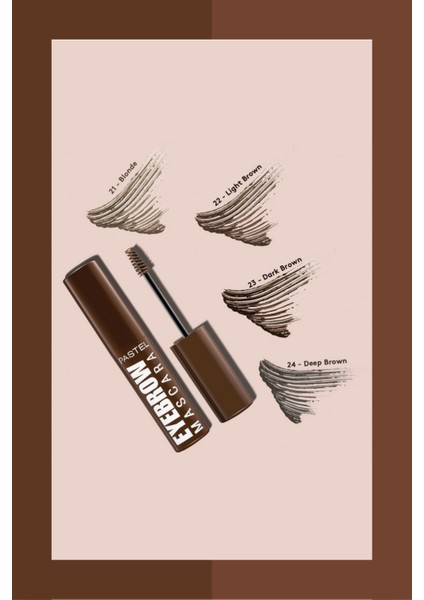 Eyebrow Mascara Set - Kaş Maskarası 22 + 23 + Togin Çanta Hediye modelleri