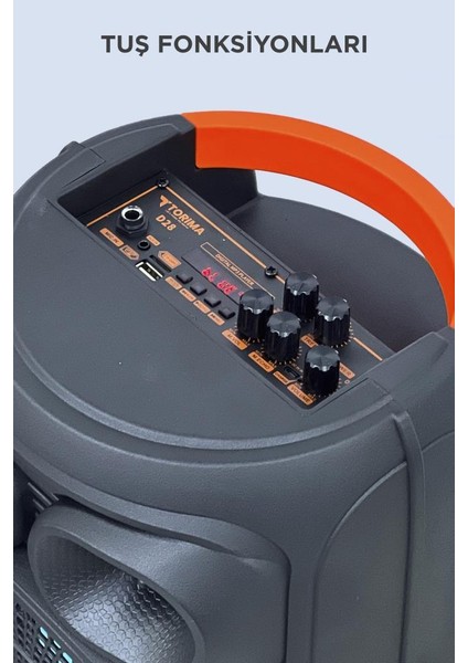 D28 Mikrofonlu Bluetooth Hoparlör