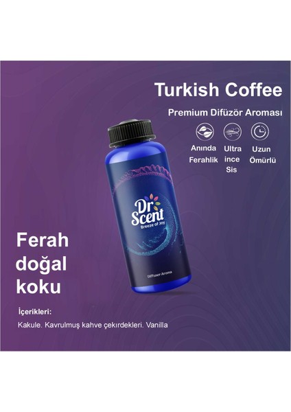 Dr Scent Koku Makinesi Turkish Coffee Kokusu 170 ml